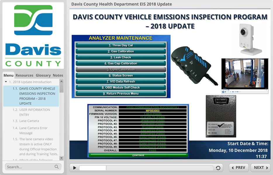 Davis General Public Training Portal